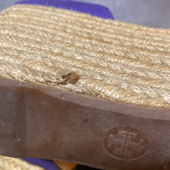 Tory Burch Elodi Sherri Wedge Espadrilles 9M - Picture 5 of 7